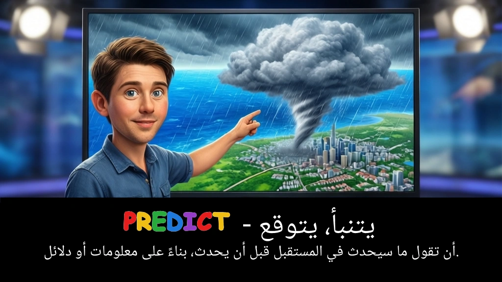 Arabic Illustration for predict